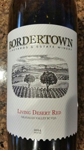 Bordertown Vineyards and Estate Winery Living Desert Red 2014